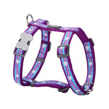 Dog H-Harness Design Unicorn Purple Purple | M