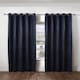 image 2 of Metro Thermal Blackout Eyelet Curtains 116cm x 183cm Navy Blue | Blue