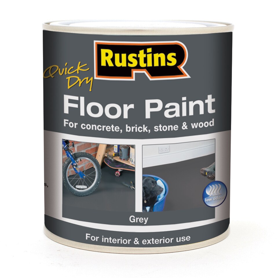 image 1 of Rustins Quick Dry Floor Paint Grey 2.5L | Grey | 1