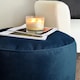 image 2 of rucomfy Velvet Pouffe - Indoor Bean Bag Footstool