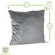 image 3 of Nicola Spring Square Velvet Cushions - 55cm x 55cm - Green - Pack of 6 | Green | Green