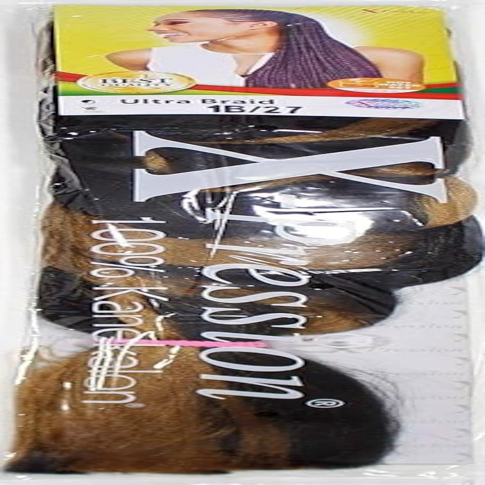 image 1 of X Pression Syn Ultra Braid X-PRESSION Ultra Hair Braid (Braiding) Extension (Choice of Colours) Multi | GREY | One Size