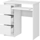 image 5 of Computer Desk Cina White (1 box) White