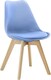 image 4 of Dining Table And 4 Chairs White Round Table With 4 Mix Plastic Chairs Dining Room Furniture | Yellow | One Size | 5
