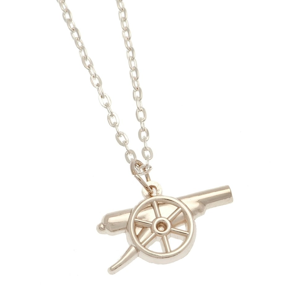 image 1 of Arsenal FC Necklace & Pendant - Silver - One Size