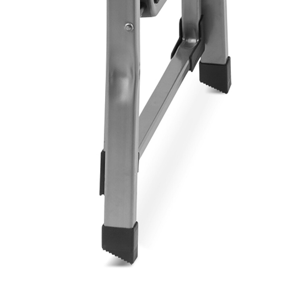image 1 of VonHaus 3 Step Steel Folding Step Ladder with Anti Slip Feet