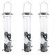 image 1 of 3pk Large Deluxe Bird Feeder Seed Holder Hanging Feeding Station Wild Birds