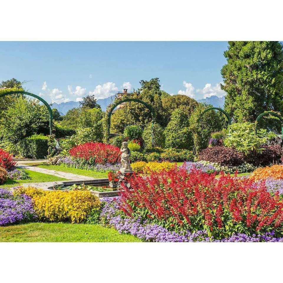image 1 of Ravensburger Beautiful Gardens Stresa Italy 1000 Piece Jigsaw Puzzle
