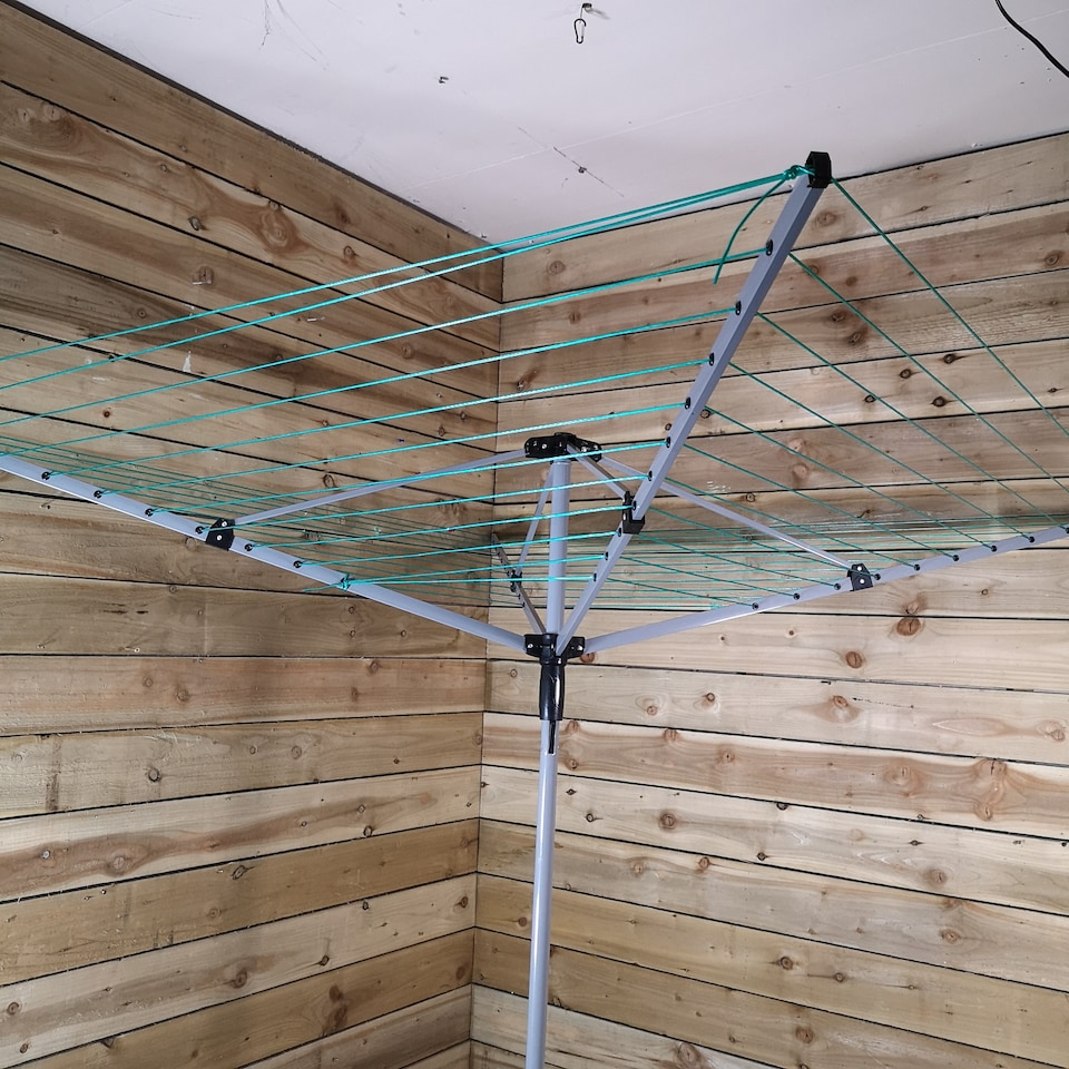 image 1 of 4 Arm 50m Steel Rotary Airer / Washing Line Garden