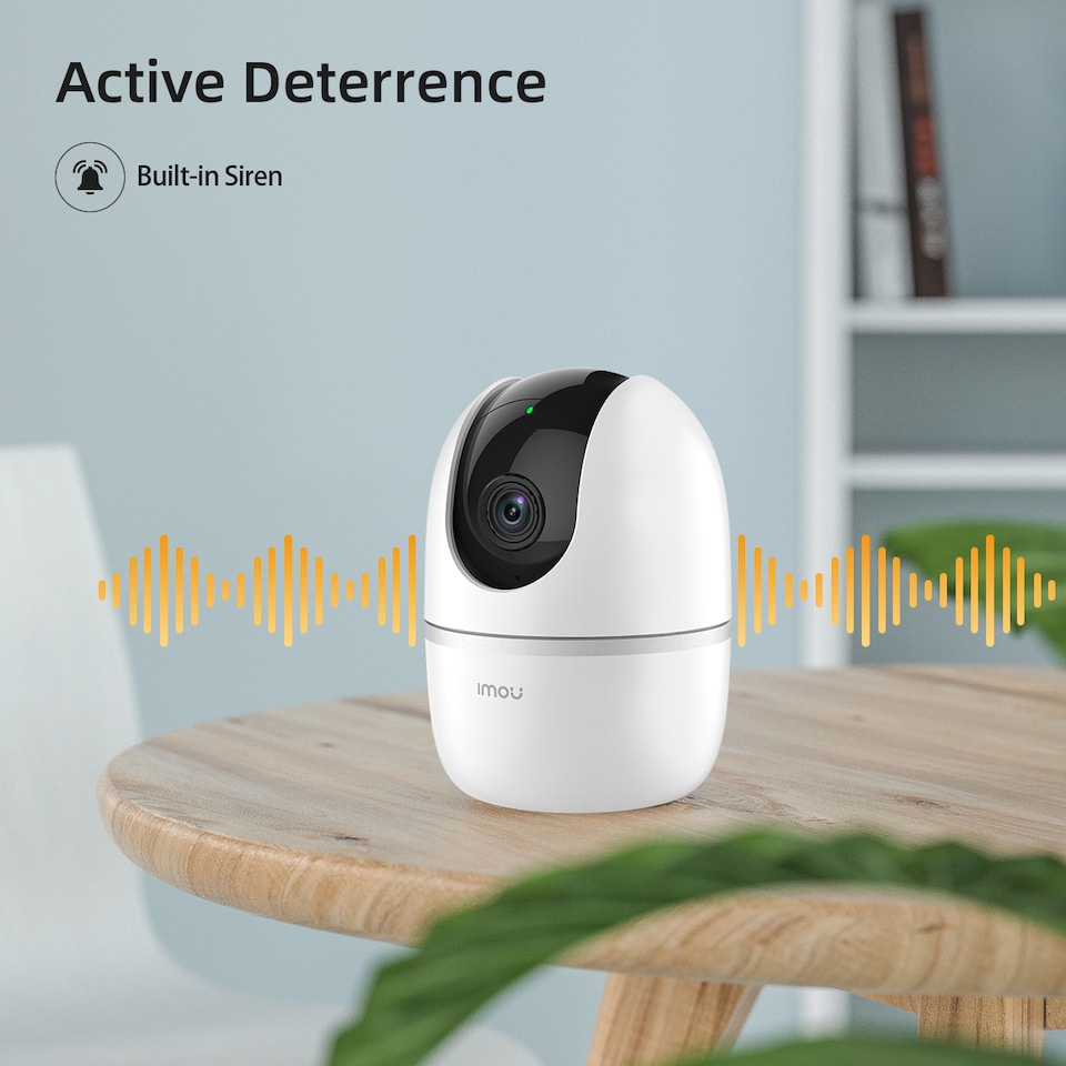 image 1 of IMOU A1, 2K+/4MP, Indoor Pan & Tilt Smart Wi-Fi Plug-In Security Camera, QHD, 360 Auto Tracking, Infrared Night Vision
