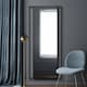 image 5 of The Fenestra - Black Modern Wall and Leaner Mirror 71" X 31" (180 x 80CM) Black