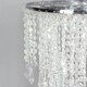 image 4 of CGC LIZA Large Chandelier Crystal & Chrome Ceiling Light Shade Chrome