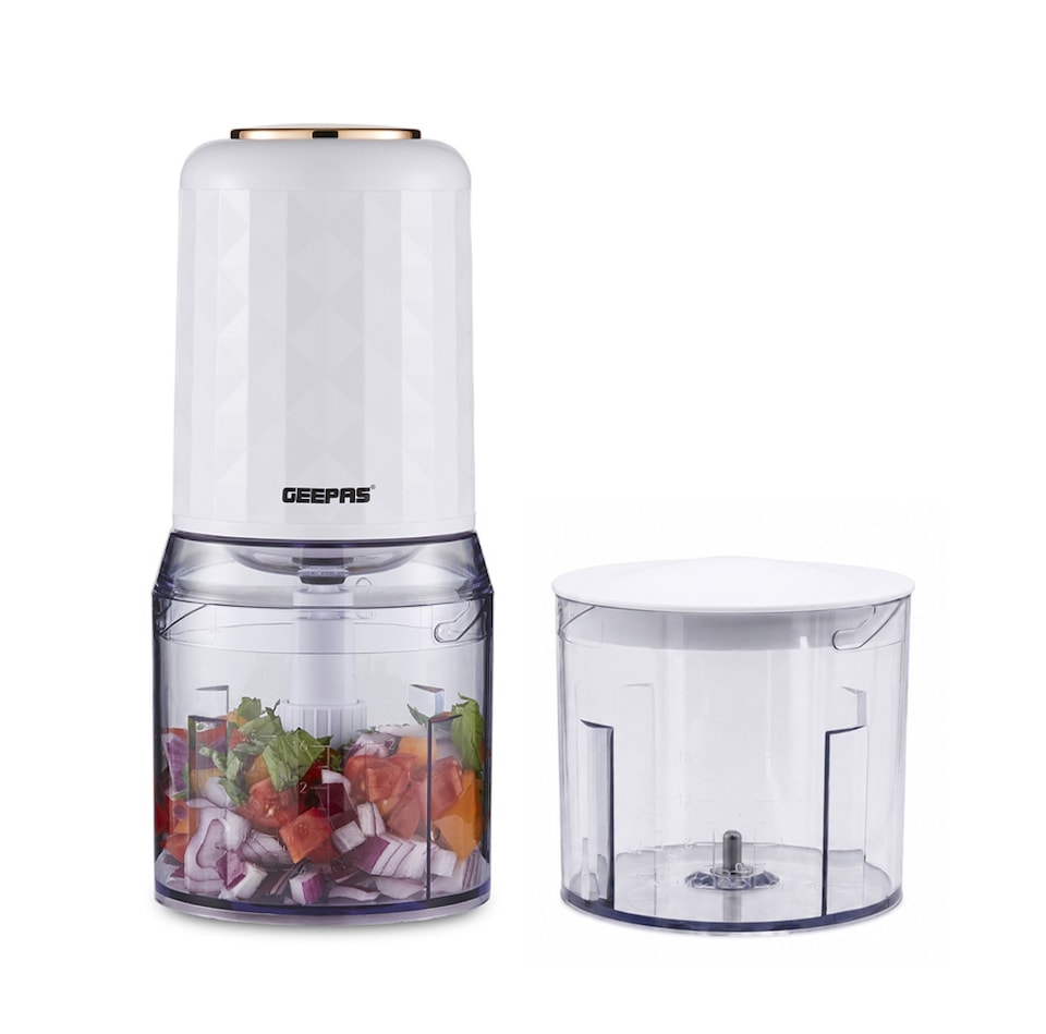 image 1 of GEEPAS Mini Food Processor - White | White