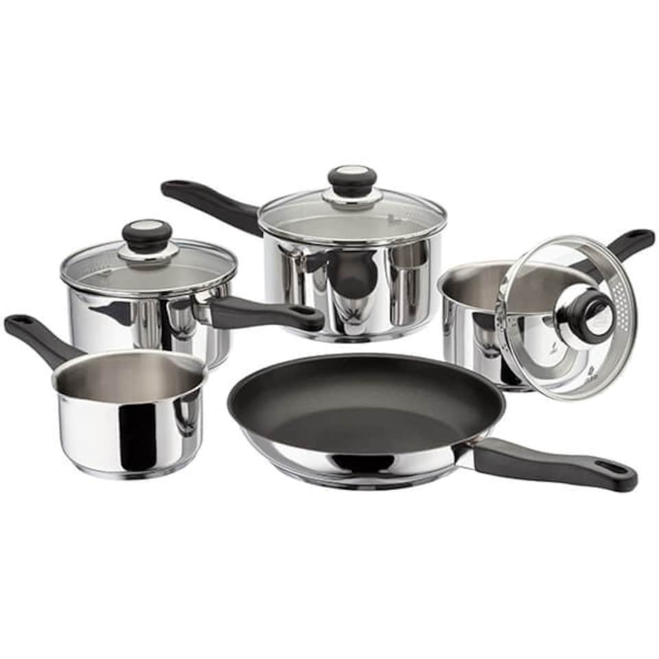 Judge Vista 5 Piece Draining Saucepan Set