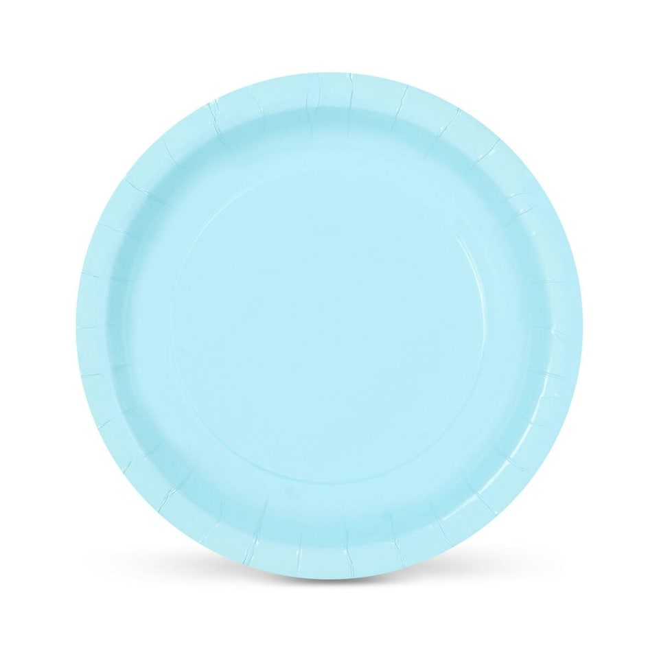 image 1 of Plate set Algon Blue 20 cm 10 Pieces (24 Units) N/A