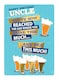 image 1 of Drink This Much And And Pee This Much! - Funny Uncle Birthday Card
