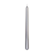 image 2 of Prices Fresh Air Venetian 10 inch Dinner Candle Pack of 10 Wrapped Silver