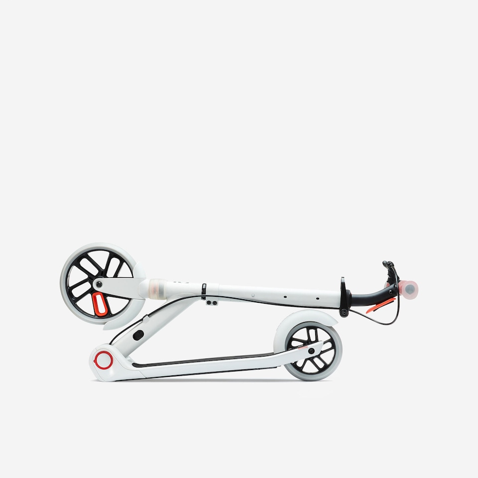 image 1 of Decathlon Kids' Scooter M900 - Lunar Grey & Touch of Red