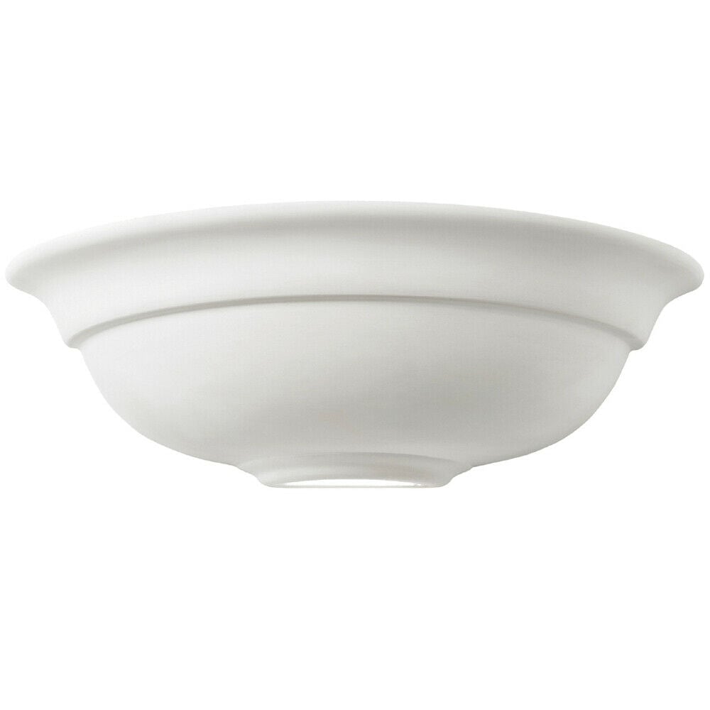 Loops Dimmable LED Wall Light Unglazed Ceramic Classic Lounge Lamp Up Lighting Fitting