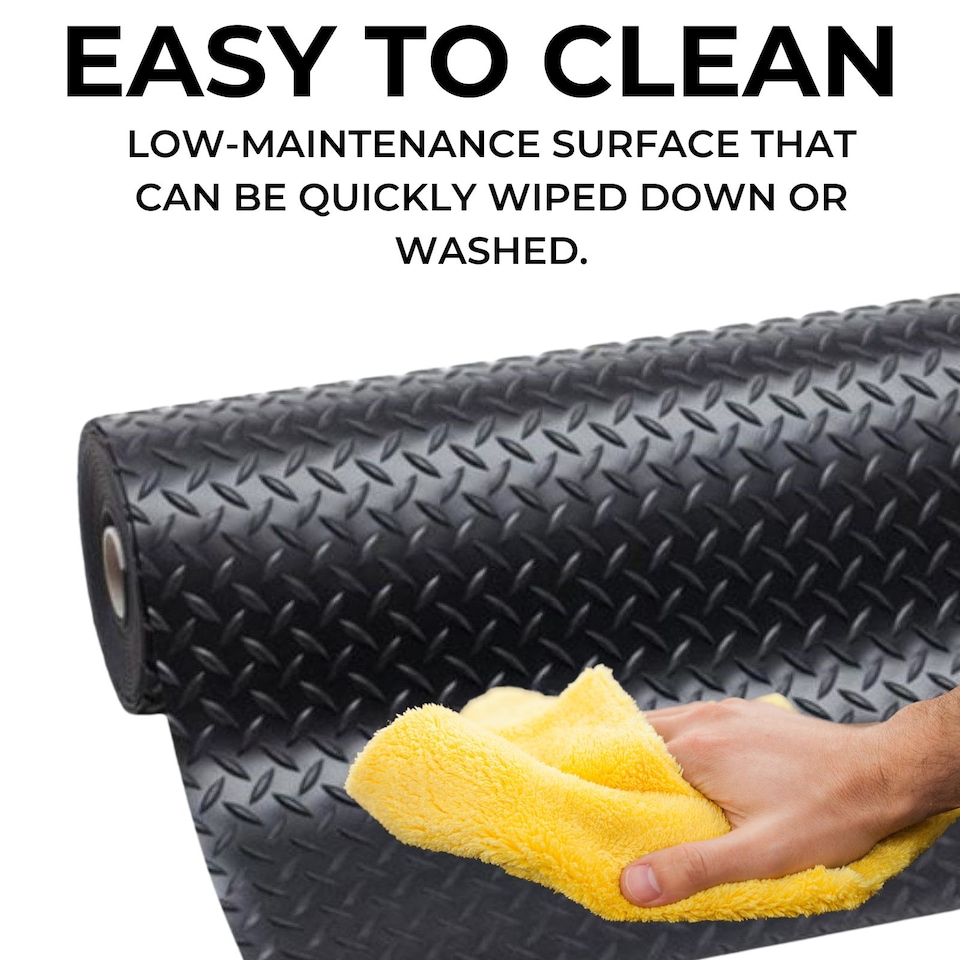image 1 of Rubber Flooring Matting - 1.8m x 4m x 3mm - Willow - Workshop Garage Shed Van Non-Slip