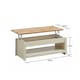 image 5 of Lisbon Lift Up Coffee Table Cream