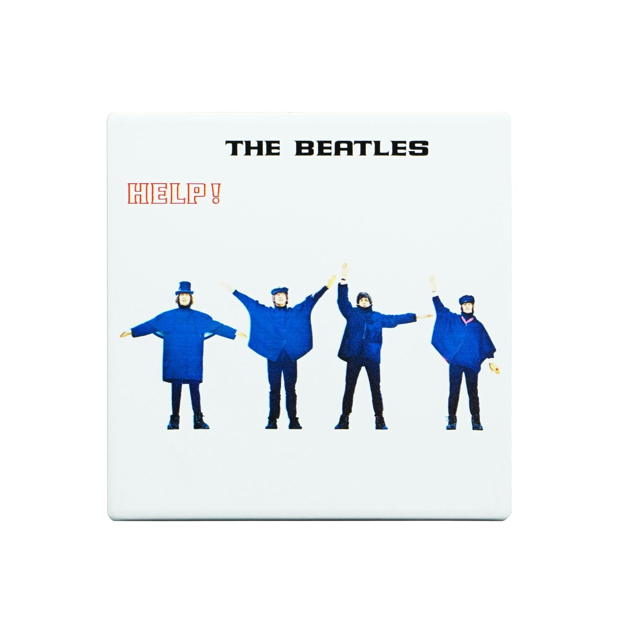 The Beatles Coaster Single Ceramic - (Help )