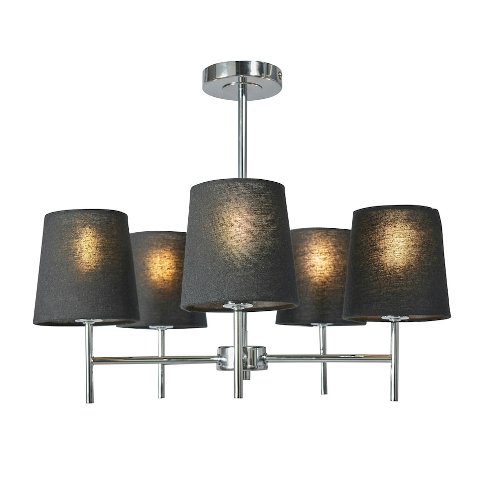 image 1 of BHS Mira 5 Light Flush Ceiling Light