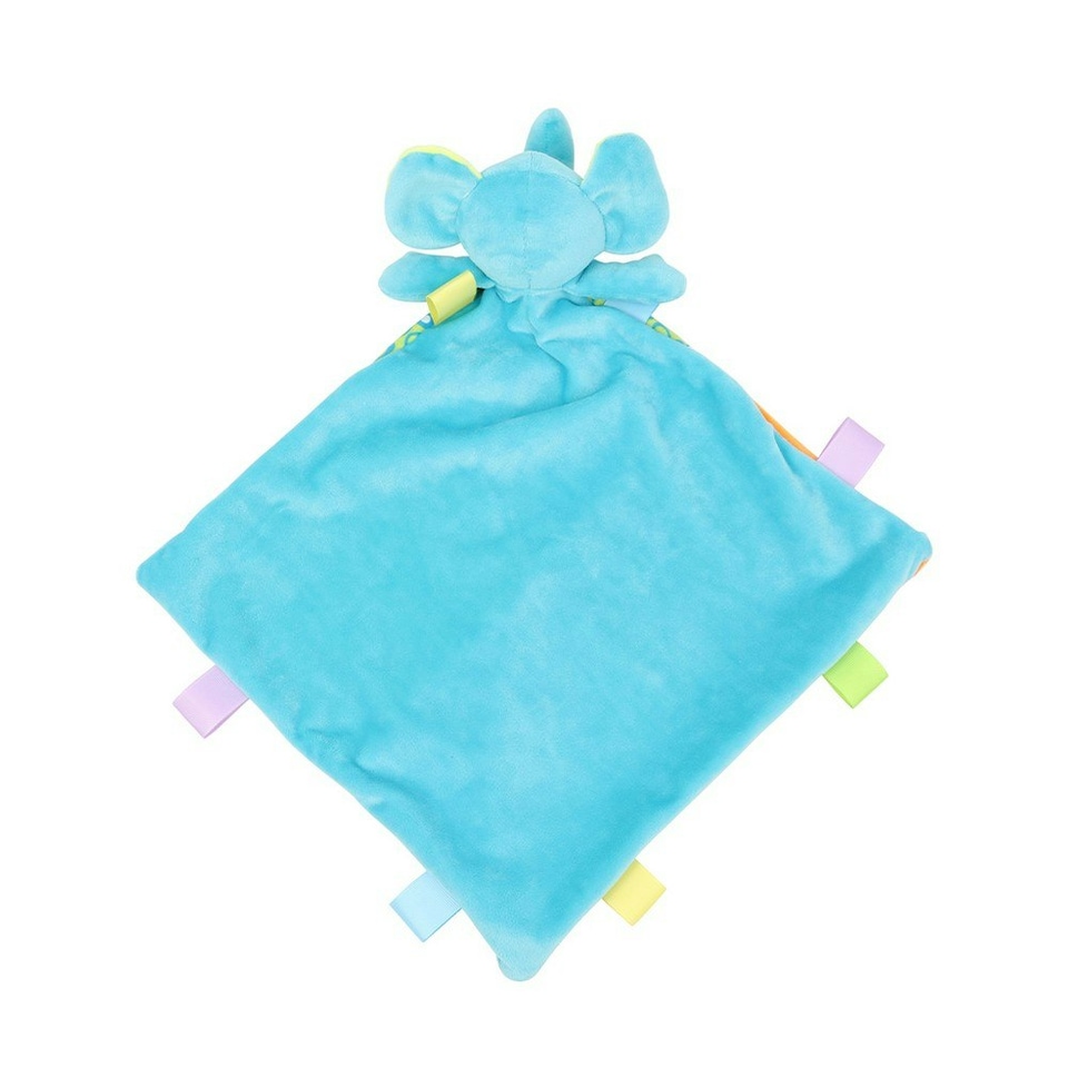 image 1 of Mumbles Babies Elephant Comforter with Rattle - Multicoloured - One Size