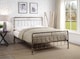 image 2 of 5ft King Size Retro bed frame, bronze,metal pipe,tube design.Rustic,scaffold style. Industrial | Bronze | Antique Bronze | King