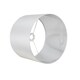 image 6 of First Choice Lighting White Faux Silk 30cm Drum Light Shade with Chrome Inner White | Chrome