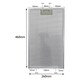 image 2 of SPARES2GO Grease Filter Metal Mesh compatible with Howdens Lamona LAM2501 Cooker Hood Extractor Vent (460 x 260mm)