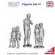 image 2 of Trackside Figure Scenery Display Set H New 1:32 Scale WASP