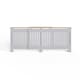 image 2 of Longslow Adjustable Radiator Cover | Grey | Grey