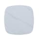 image 6 of Aspen Square Dining Table - Compact Table with Wood-Effect or Sintered Stone Top and Black Tapered Legs | White | White | Small | 1