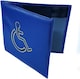 image 2 of KAV Disabled Parking Badge Holder Protector Cover Wallet in PU Leather (Blue)