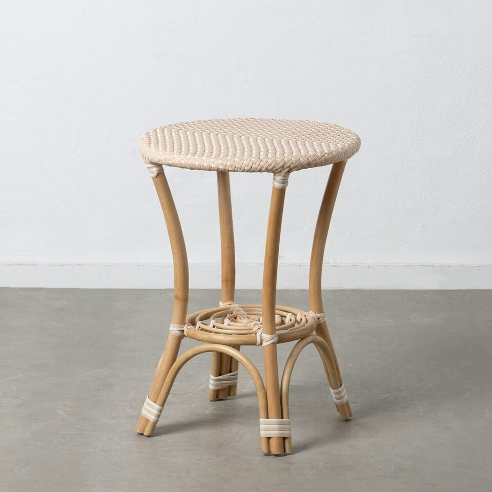 image 1 of Side table 50 x 50 x 67 cm Natural Beige Rattan N/A