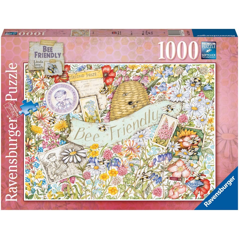 image 1 of Ravensburger Bee Friendly 1000 Piece Jigsaw Puzzle