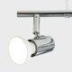 image 1 of ValueLights Modern Silver Chrome 8 Way Flexi Z Adjustable Ceiling Spotlight