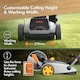 image 3 of VonHaus Electric Cordless Mini Lawn Mower