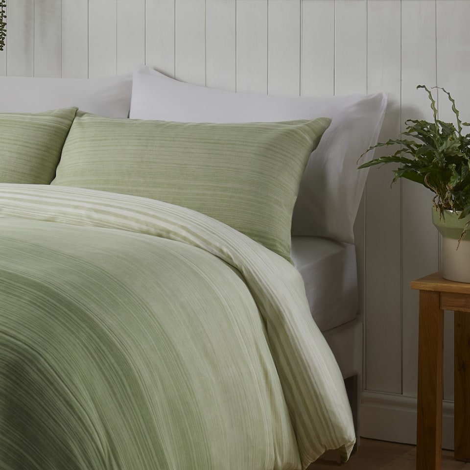 image 1 of Fusion Fairhaven Duvet Cover Set Green