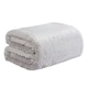 image 1 of OHS Luxury Waffle Mink Warm Blanket, 150x200cm - Silver