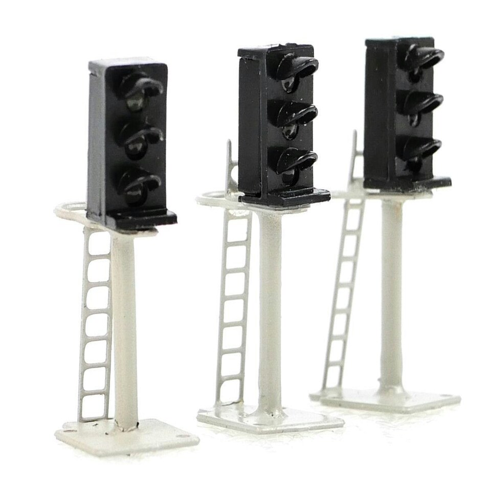 image 1 of Gaugemaster Track 3 Aspect Platform Mounted Signals N Scale (3)