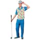 image 1 of Golf 'Hole In One' Top, Trousers and Visor Set Blue | XL
