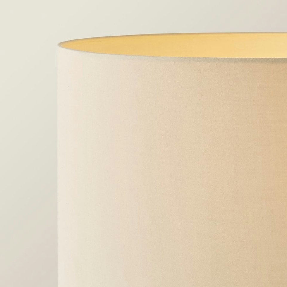 image 1 of ValueLights Barbro Black Tripod Floor Lamp Natural Shade | Cream