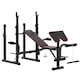image 9 of SPORTNOW Weight Bench with Two Barbell Racks, Preacher Curl Bench