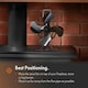 image 4 of VonHaus Stove Fan with 4 Blades for Log Burners & Fireplaces