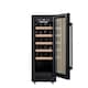 image 2 of Cookology CWC301BK 30cm Wine Cooler, Black, 20 Bottles, 60L, Digital Temp Control, 5 Shelves, Reversible Door