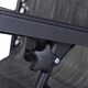 image 10 of Outsunny Zero Gravity Chair Adjustable Patio Lounge w/ Cup Holder Light Grey
