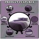 image 2 of VELVETIO Urban Ombre Duvet Cover Set Reversible Polycotton Easy Care Beddings Purple | Double