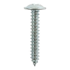 Timco - Self-Tapping Screws - PZ - Flange Head - Zinc (Size 8 x 3/8 - 16 Pieces)
